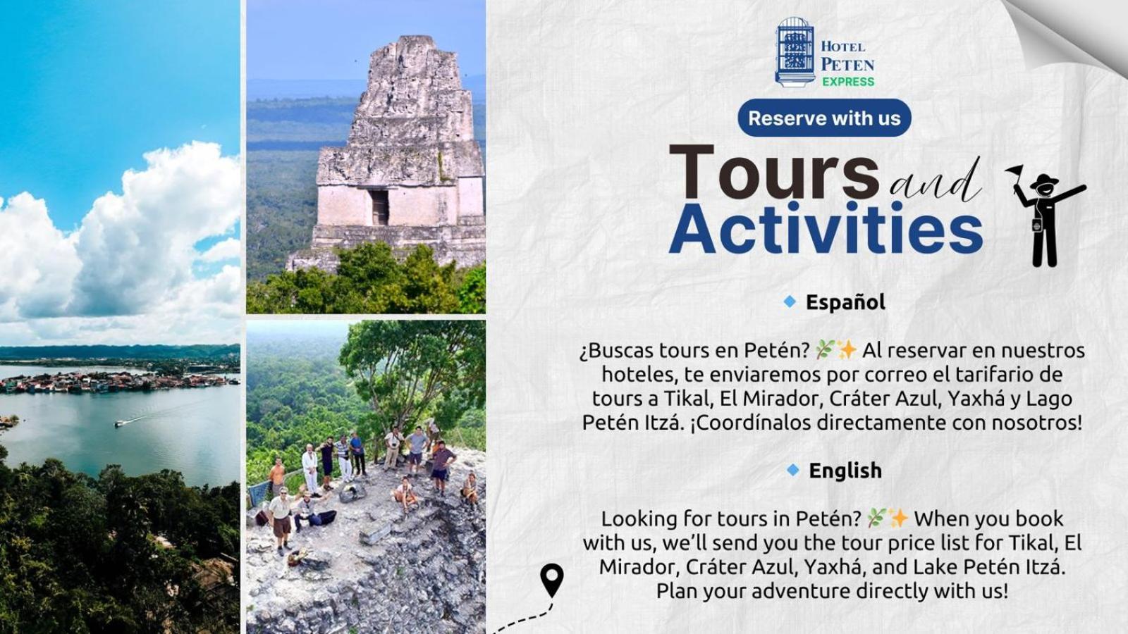 Hotel Peten Express Флорес Екстер'єр фото